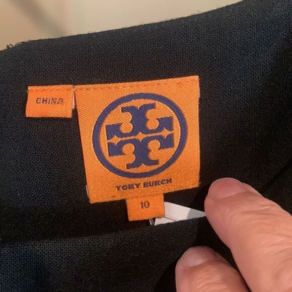 TORY Burch Black & Gold Simca Dress - Picture 7 of 12